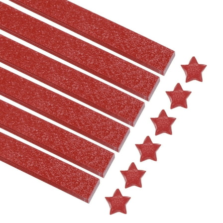 360 Sheets Origami Paper Glitter Stars Papers Dark Red Fold Paper,0.4 x 9.5"