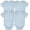 Blue, variant on B-One Kids Baby 100% Cotton Super Soft Solid Bodysuits Pack