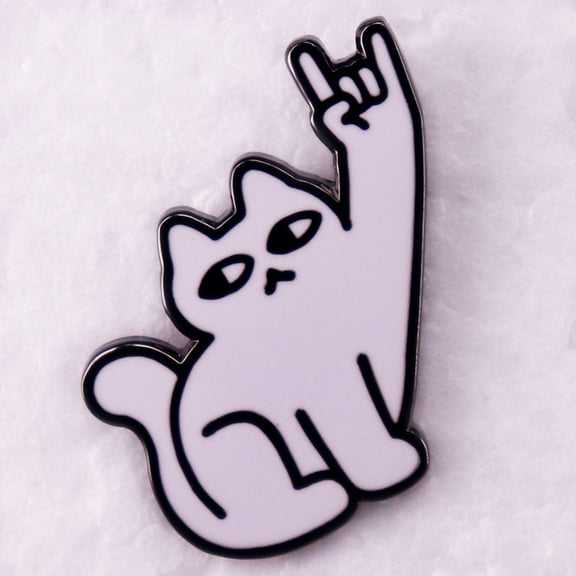 Ruoming 1 PCS Enamel Brooch Personality Clothing Hat Bag Accessories for Men and Women
