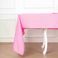 thumbnail image 4 of BalsaCircle 6 Pieces 60" x 102" Pink Rectangle Polyester Tablecloths Table Cover Linens, 4 of 6