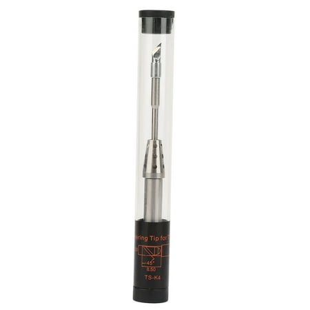 

Stainless Steel Lead free Knife Shaped TS-K4 Iron Head Soldering Bit Soldering Tip for TS80