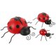 thumbnail image 1 of 3pcs Simulation Ladybug Adornments Outdoor Iron Art Ladybug Decorations, 1 of 4