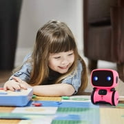 (2 pack) Contixo Robot Toys for Kids, Talking Dancing Interactive Smart Robot Toy Ages 3-8, Kids Robot R1 Mini, Pink