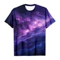 thumbnail image 5 of Womens Graphic Print Short Sleeve T Shirt Casual Crewneck Top, 5 of 5