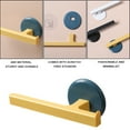 thumbnail image 3 of Toallero de mano autoadhesivo de acero inoxidable montado en la pared, toallero de pared resistente al óxido para baño/cocina, 3 of 8