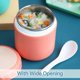 thumbnail image 5 of Aoresac Portable Food Jar Stainless Steel Vacuum Insulated Food Jar for Hot Food 450ml Capacity Thermos Leak Proof with Silicone Carry Handle & Spoon, 5 of 5