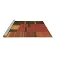 thumbnail image 2 of Ahgly Company Machine Washable Indoor Rectangle Abstract Brown Contemporary Area Rugs, 7' x 10', 2 of 4