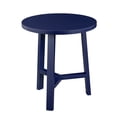 thumbnail image 5 of Walker Edison Mid-Century Modern Simple 3-Leg Round Side Table, Blue, 5 of 13