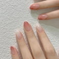 thumbnail image 1 of Fake Nails Set With Glue Long Nails French Nail Care Nail Beauty Design, 1 of 5