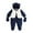 #039-Dark Blue, variant on Cowsor Toddler Snowsuit Baby Boy Girl Winter Snow Ski Suit Clothes Hooded Jumpsuit Romper Coat Outwear