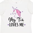 thumbnail image 4 of Inktastic My Tia Loves Me Unicorn Girls Toddler T-Shirt, 4 of 5