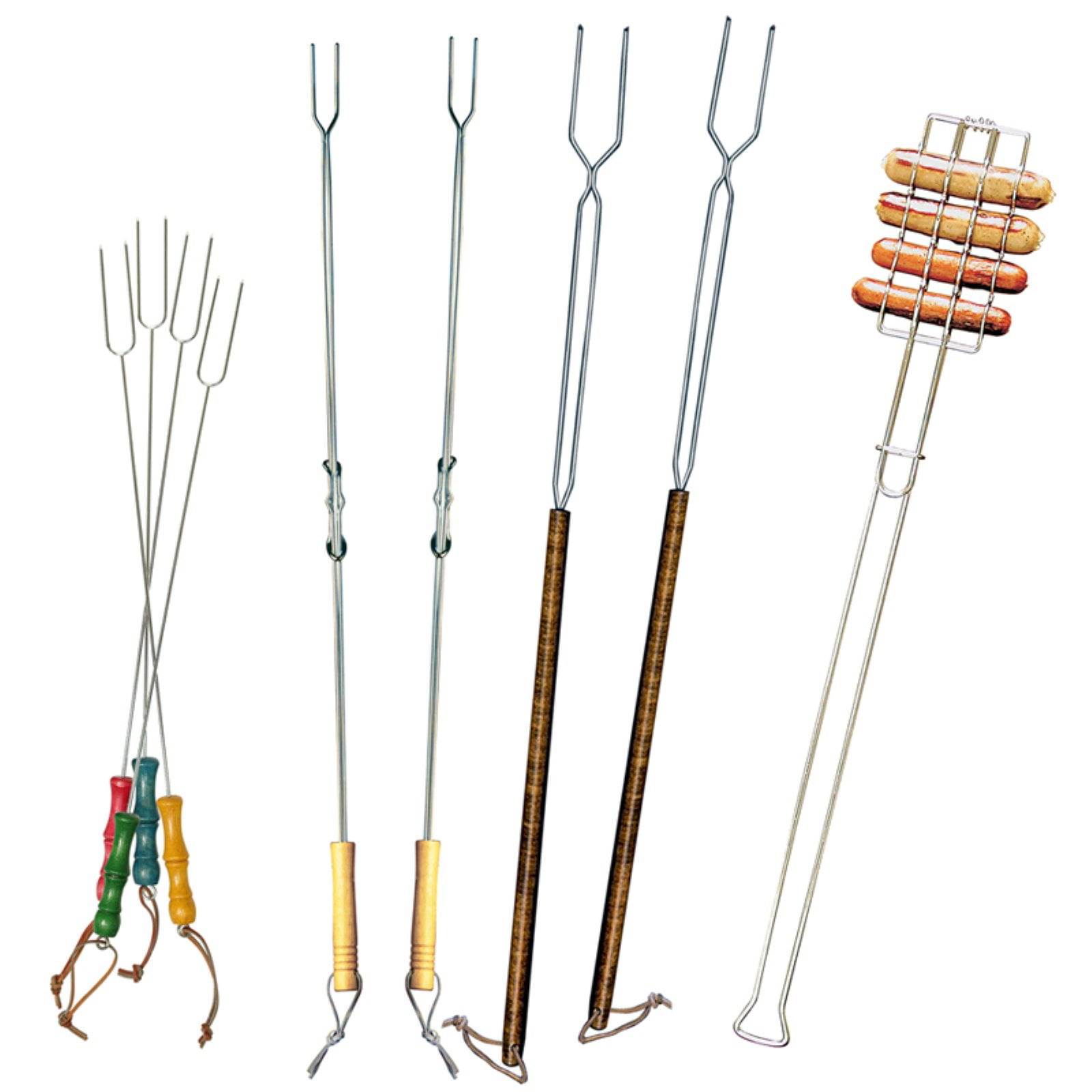 Rome Industries Hot Dog Marshmallow Cookout Forks, 9Piece Set