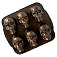 thumbnail image 1 of Ware Halloween Bakeware, Haunted Skull Cakelet Pan, Bronze, 1 of 5