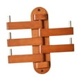 thumbnail image 3 of deevoka Wall Mounted Coat Hooks Minimalist Wood Wall Hooks for Scarves Bag Apartment Cherry wood, 3 of 9