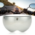 thumbnail image 4 of Helmet Visor, PC Universal Motorcycle Helmet Visor Sandproof Adjustable Buckle Retro Style  For Riding Silver, 4 of 8