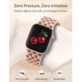 thumbnail image 3 of Wearlizer 3 Pack Magnetic Stretchy Band Compatible with Apple Watch Bands 38/40/41/42/44/45/46/49mm, Nylon Braided Elastic Sport Loop Strap for iWatch Series 11/10/9/8/7/6/5/4/SE/Ultra, 3 of 8