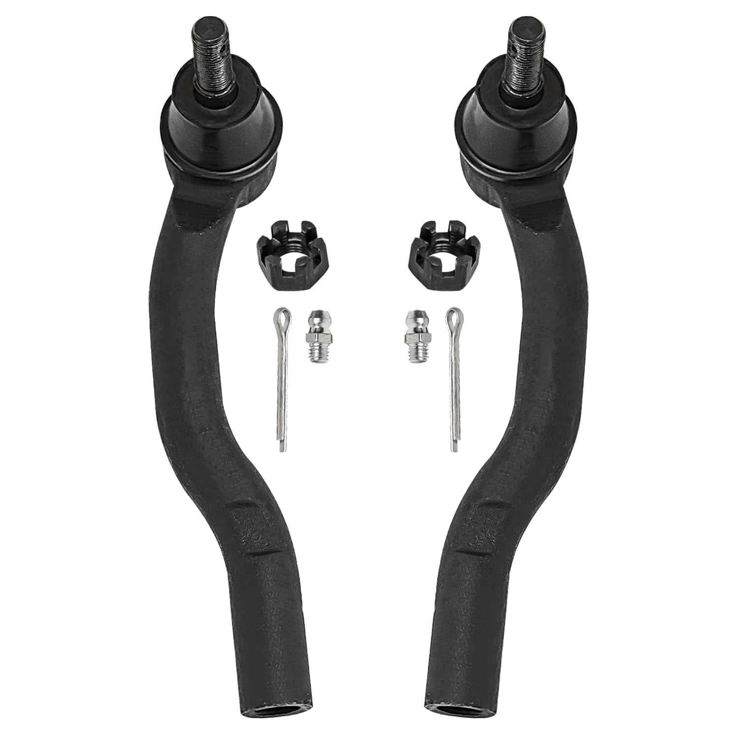 Detroit Axle - 12pc Suspension Kit for 2007-2011 Toyota Camry 2008 2009 2010, 2 Lower Control Arms, 2 Lower Ball Joints, 4 Inner & Outer Tie Rods, 4 Sway Bars Replacement
