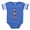 Royal Blue, variant on CafePress - Nice Boxer - Cute Infant Baby Football Bodysuit