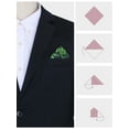 thumbnail image 3 of INSPIRE CHIC Men's Floral Pocket Squares Spring Colorful Flower Pattern Handkerchief for Men Green One Size, 3 of 4