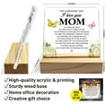 thumbnail image 2 of Mom Gifts from Daughter Son Kids, Mom Gifts for Birthday Mother's Day Christmas Holiday, Mother Gifts, Thank You Gifts for Mom, You Are Always There for Me, Desk Acrylic Decor, 2 of 4