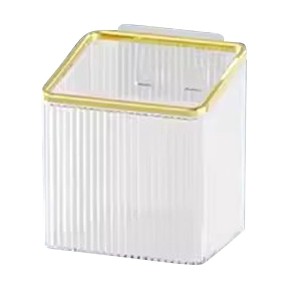 Ikohbadg High Beauty Bathroom Storage Rack, Wall Mounted Toothbrush, Toothpaste, Comb Organizer, Durable PP Material, Compact Design for Cosmetics and Accessories, Ideal for Bathroom and Living Room