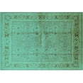 thumbnail image 1 of Ahgly Company Indoor Rectangle Oriental Turquoise Blue Industrial Area Rugs, 3' x 5', 1 of 4