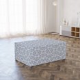thumbnail image 3 of Victorian Foldable Mattress, Monotone Folkloric Mosaic, 74.8" x 39.4", Blue Grey and White, by Ambesonne, 3 of 6