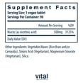 thumbnail image 2 of Vital Nutrients Niacin 500mg | Timed-Release Niacin Supplement for Men & Women | Vitamin B3 Supports Heart Health and Protein & Fat Metabolism | Gluten, Dairy, Soy Free | Non-GMO | 90 Tablets, 2 of 6