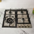 thumbnail image 3 of Urban Living 24-in. Gas Cooktop with 4 Burners in Stainless Steel, 3 of 16