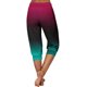 thumbnail image 5 of Mujeres Capri Pantalones Casual Suelto Largo Pantalones de Impresión con Corbata Elástica Cintura Y Bolsillos, 5 of 6