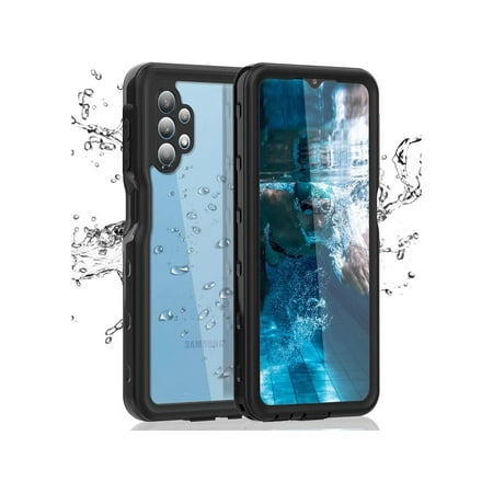 Samsung Galaxy A32 5G Waterproof Case with Built-in Screen Protector Dustproof Shockproof Case, Full Body Underwater Protective Cover for Galaxy A32 5G
