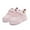 Pink, variant on LYHaoo Girls Sneakers For Everyday Casual Wear Comfortable Fixed Design Lightweight Breathable School Shoes For Kids Age 5 14 Sizes 12 Beige(Little Kid)
