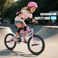 thumbnail image 5 of 20" Freestyle BMX Bike with 4 Pegs,Kids Bicycle for Teen Beginner, Age 7-14 Years,Pink, 5 of 10