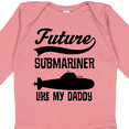 thumbnail image 4 of Inktastic Future Submariner Like Daddy Boys or Girls Long Sleeve Baby Bodysuit, 4 of 5