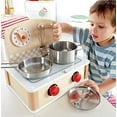 thumbnail image 5 of Hape Tabletop Cook and Grill Kid's Wooden Kitchen Play Set with Accessories, 5 of 5