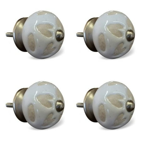 Taj Hotel Handpainted Round Knob (Set of 4)