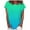 Green, variant on JeashCHAT Oversized T Shirts for Women Women's Casual Gradient Color Short Sleeved T-Shirt Tunic Blouse Tops