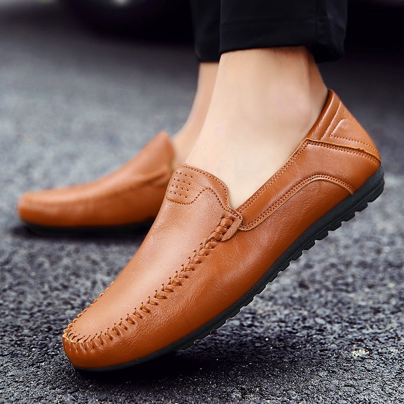 Men's Slip On Loafers Shoes Casual Boat 