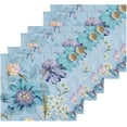 thumbnail image 3 of Coolnut Watercolor Flowers Wash Cloth Set of 4, 12 x 12 Inch Cotton Baby Washcloths Highly Absorbent and Soft Feel Fingertip Towels Face Towels for Bathroom, Gym, Spa Washcloth Gift, 3 of 7