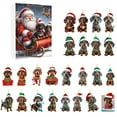 thumbnail image 2 of Oioii 24PCS Christmas Dachshund Advent Calendar, Christmas Vacation Advent Calendar Dachshund Pendant Countdown Calendar Cartoon Ornaments Home Decorations, 2 of 8