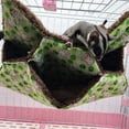 thumbnail image 5 of SPRING PARK Small Pet Cage Hamster Hammock 3-Layer Hanging Nest Soft Warm Sleeping Bed, 5 of 7