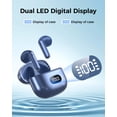 thumbnail image 6 of Wireless Earbuds, Bluetooth 5.4 Headphones, 60H Long Playtime, LED Digital Charging Case, IPX7 Waterproof Sports Earphones, Noise Isolation, Compatible with iPhone Android for Workout Travel, 6 of 8