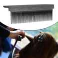thumbnail image 4 of Hair Straightener Comb Barber Straightening Attachment Fine Hair Comb for Women Salon Home DIY Durable Black, 4 of 8