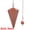 Gold Sand, variant on HOOUN Natural Healing Crystal Hexagonal Pointed Cone Bullet Stone Pendant Pendulume -Amethyst