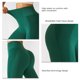 thumbnail image 5 of Mallas deportivas verdes para correr y hacer ejercicio, de secado rápido, elásticas, talla L, leggings de yoga de cintura alta, 5 of 6