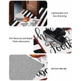 thumbnail image 5 of Hello Football Front Door Mat Watercolor Black White Strips Sport Welcome Doormat Indoor Outdoor Entrance Floor Mat Non-Slip Washable Runner Rug for Front Porch Decor 20x63 Inch, 5 of 6