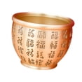 thumbnail image 4 of Cuenco del tesoro Feng Shui de 7,4 cm de altura con símbolo Fu para la riqueza y el dinero en el escritorio. Diámetro 95 cm., 4 of 9