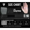 thumbnail image 4 of RDX Gel Boxing Hand Wraps Inner Gloves Men Women, Quick 100cm Long Wrist Straps, Elasticated Padded Fist Under Mitts Protection, Muay Thai MMA Kickboxing Martial Arts, 4 of 6
