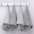 thumbnail image 5 of IC Bambu handdukar stora mjuka absorberande lätta och hållbara grå, 5 of 5