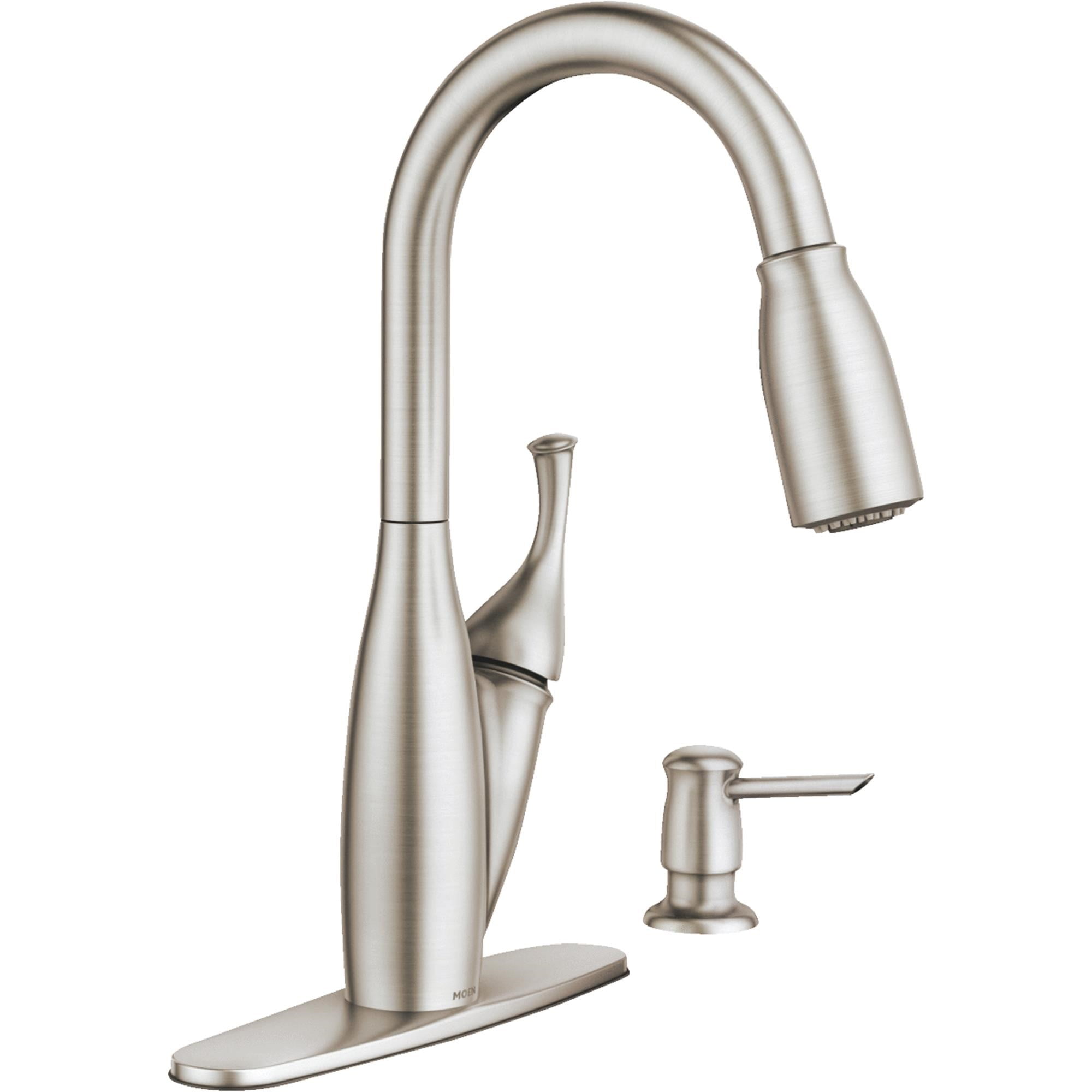 Moen Kendall Single Handle Pull Down Kitchen Faucet Walmartcom Walmartcom